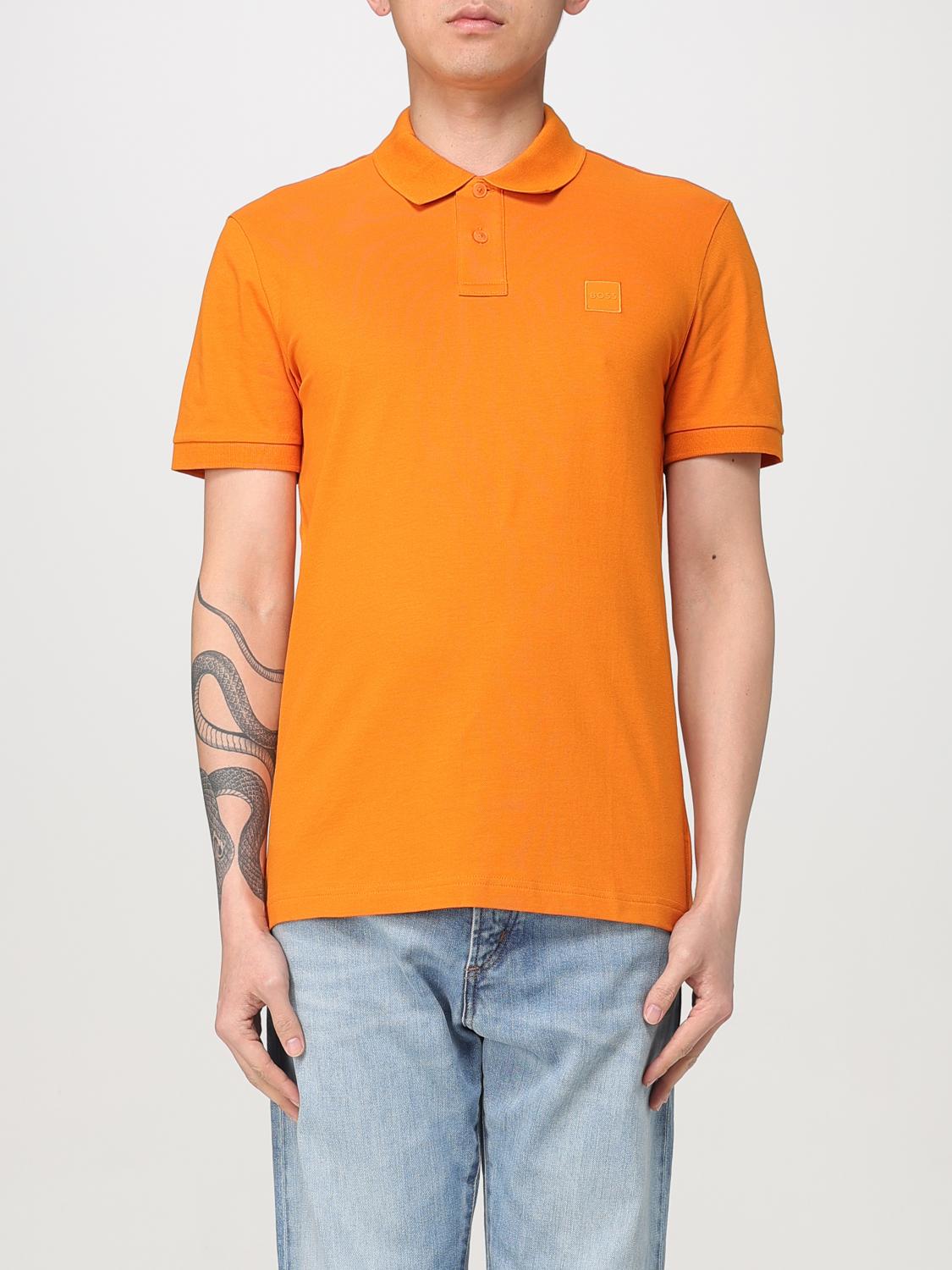 Polo Shirt BOSS Men color Orange Polo Shirt BOSS Men color Orange