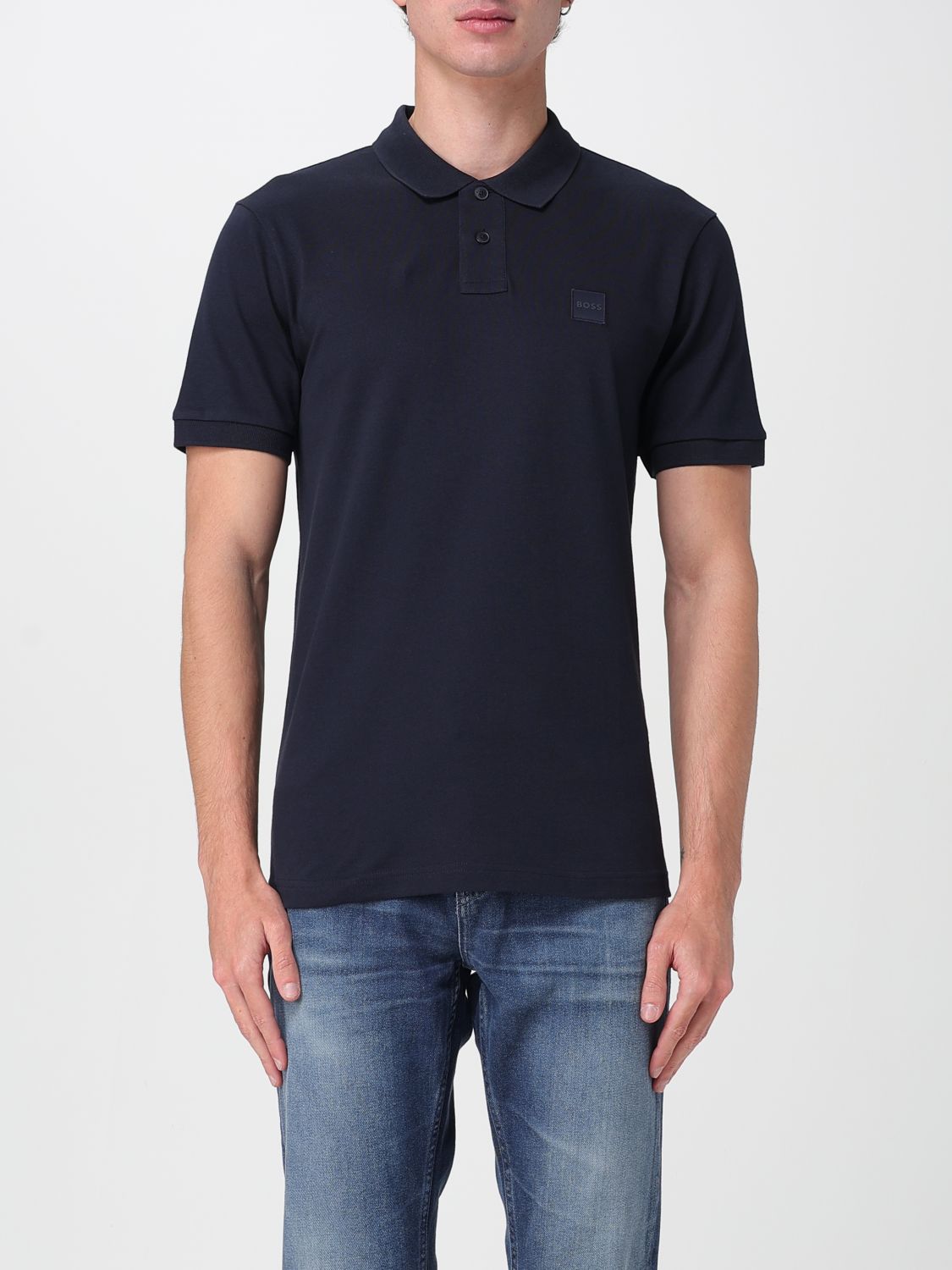 Hugo Boss Polo Basic In Cotone Boss