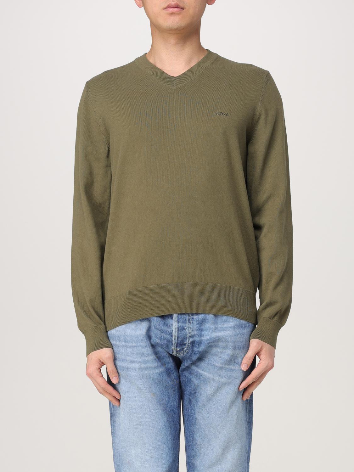 HUGO BOSS SWEATER BOSS MEN COLOR BROWN G56930032
