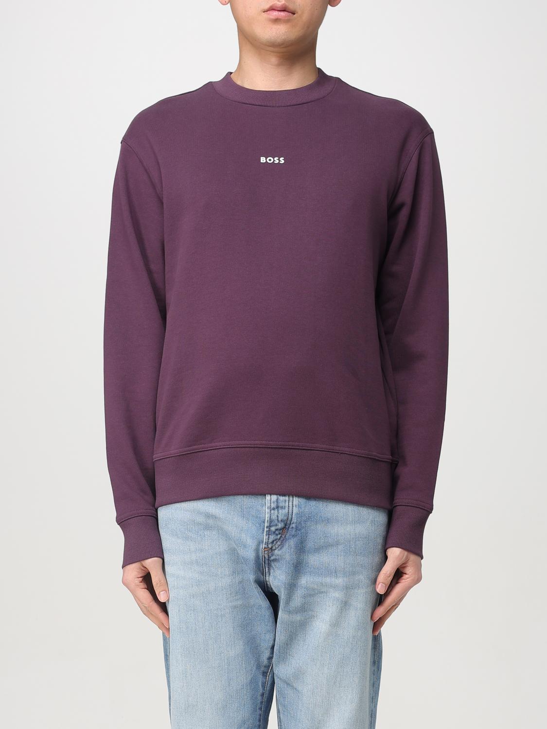 HUGO BOSS SWEATSHIRT BOSS MEN COLOR VIOLET G56932019
