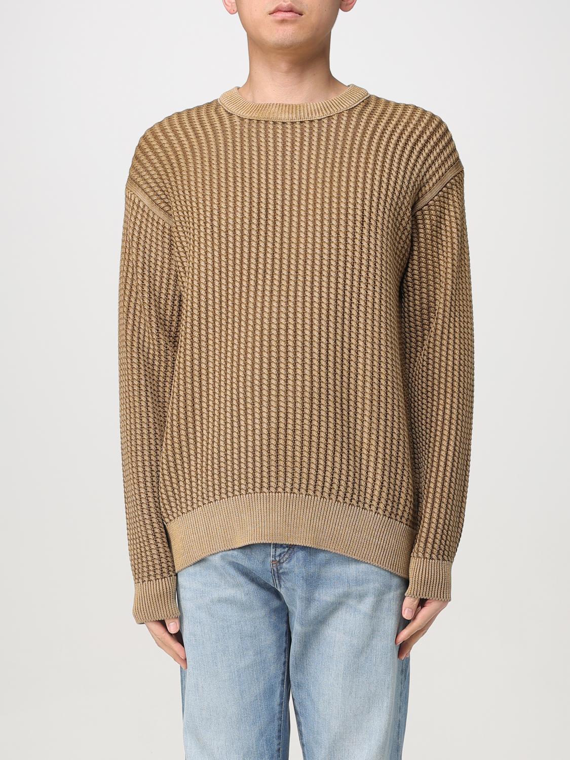 HUGO BOSS SWEATER BOSS MEN COLOR SAND G56933054
