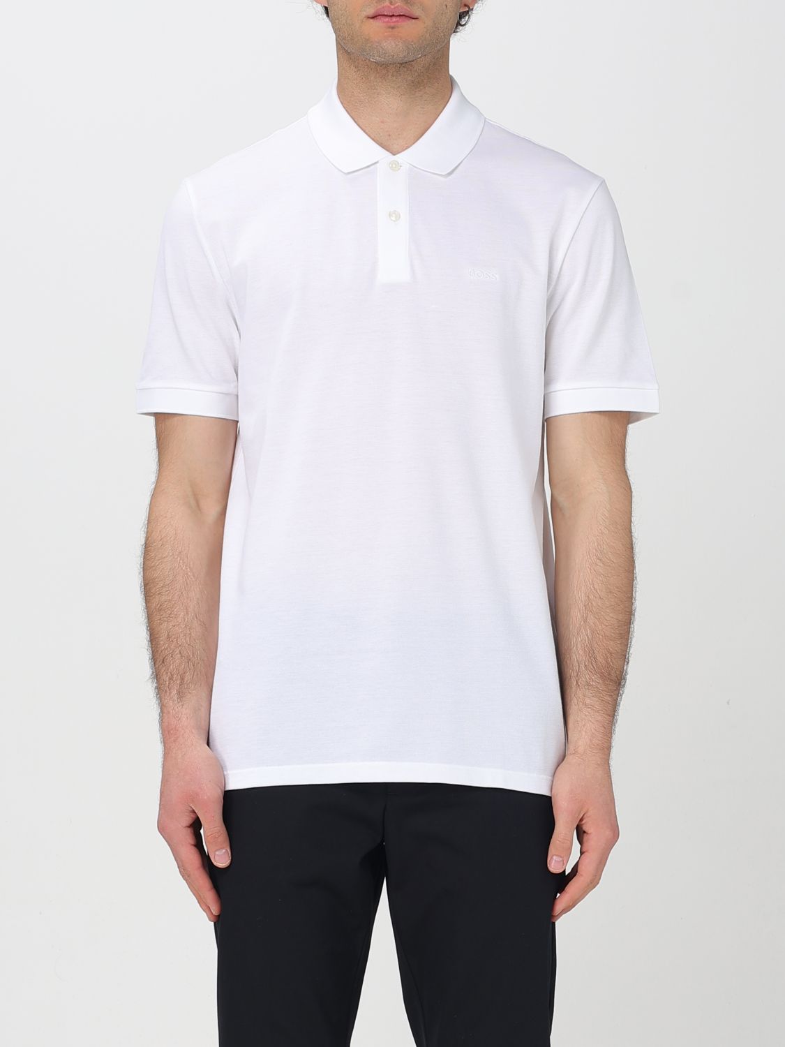 Shop Hugo Boss Polo Shirt Boss Men Color White