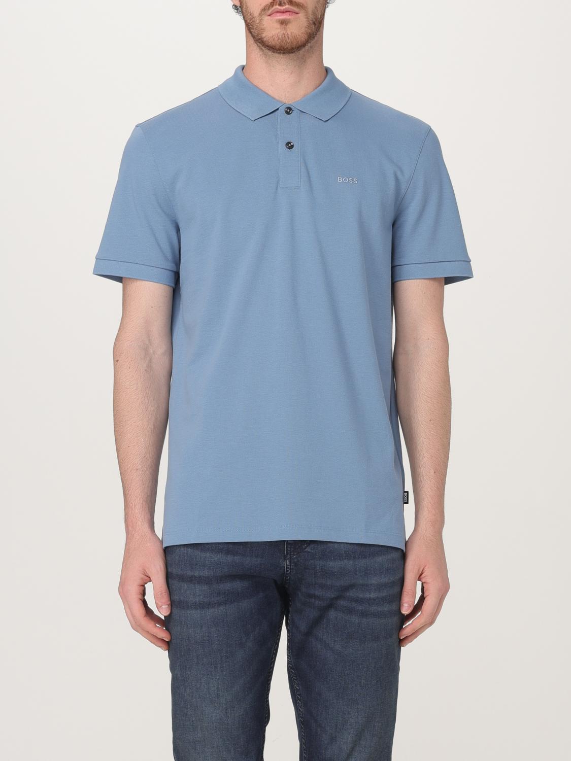 Shop Hugo Boss Polo Shirt Boss Men Color Gnawed Blue