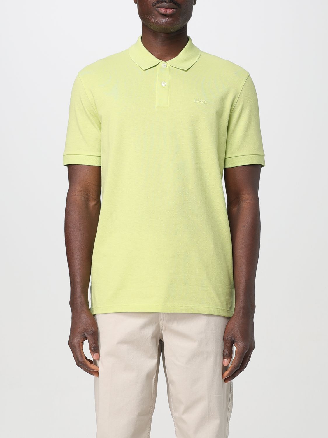 Shop Hugo Boss Polo Shirt Boss Men Color Green In グリーン