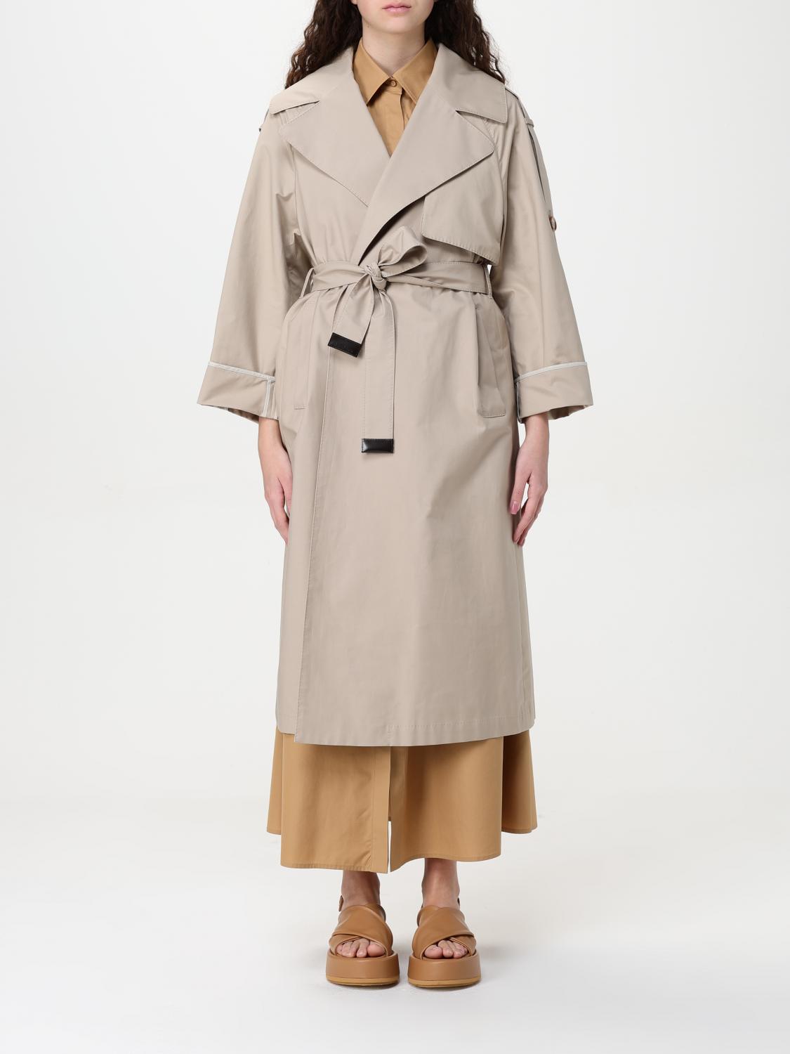 Shop 's Max Mara Jacket Woman Color Beige