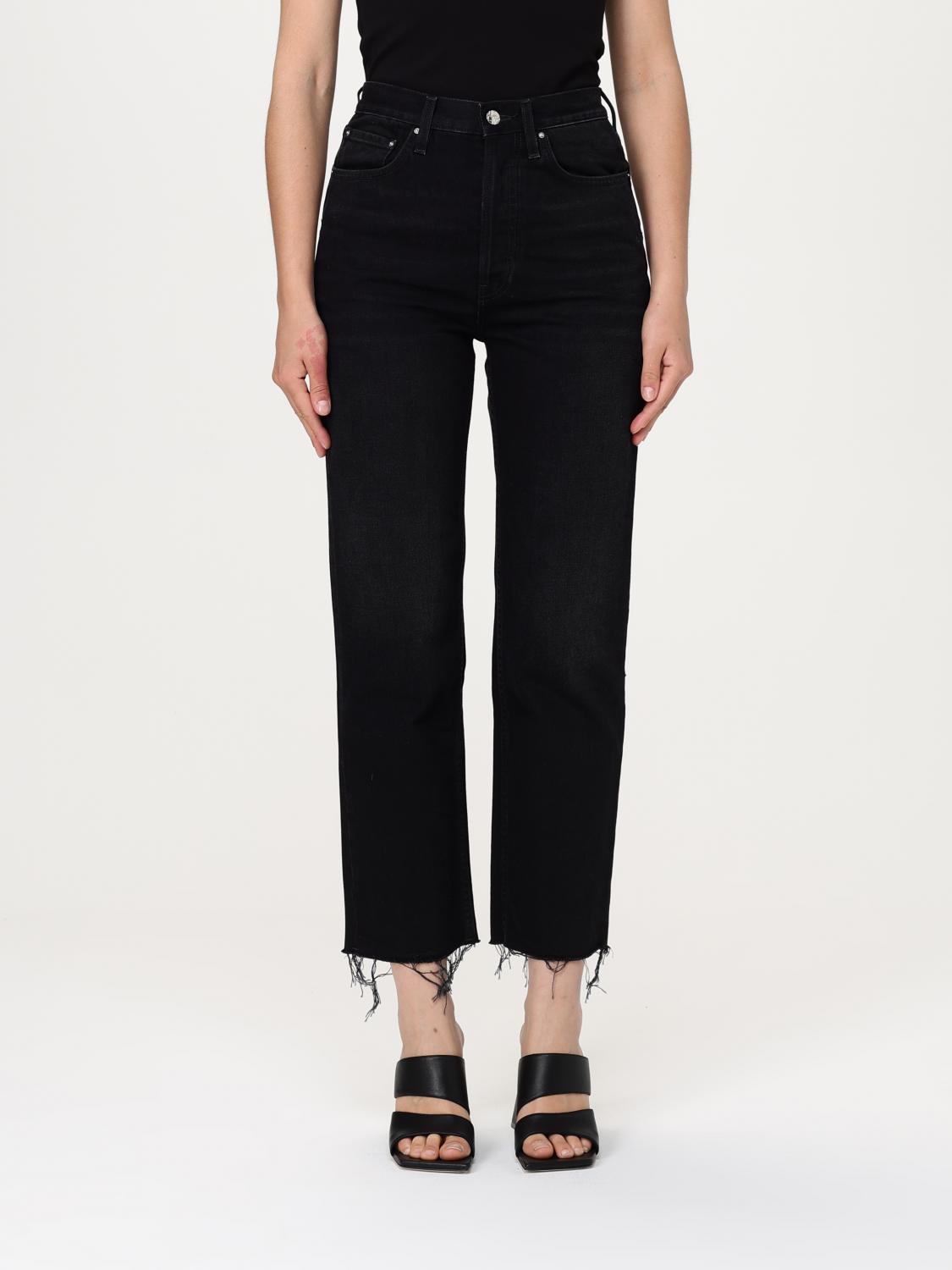 Totême Jeans Toteme Woman Color Black In ブラック
