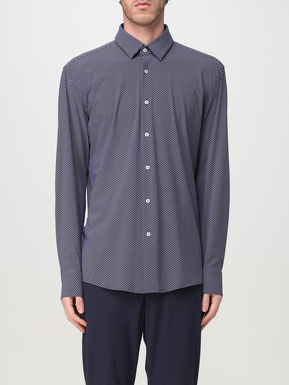 Hugo Boss Shirt Boss Men Color Blue In Blue