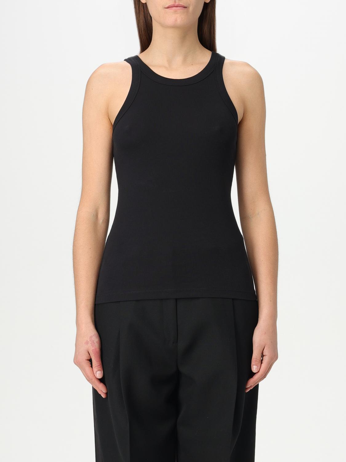 Shop Totême Top Toteme Woman Color Black