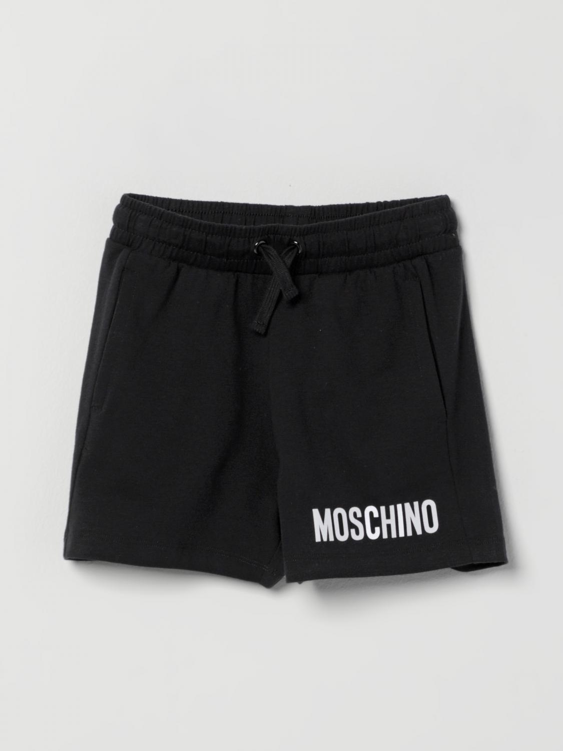 Moschino Pantaloncino Jogging In Cotone Con Maxi Logo