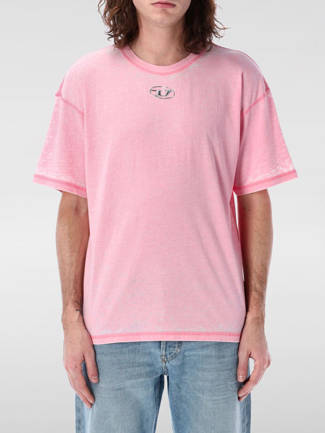 Diesel T-boxt-pak T-shirt In Pink