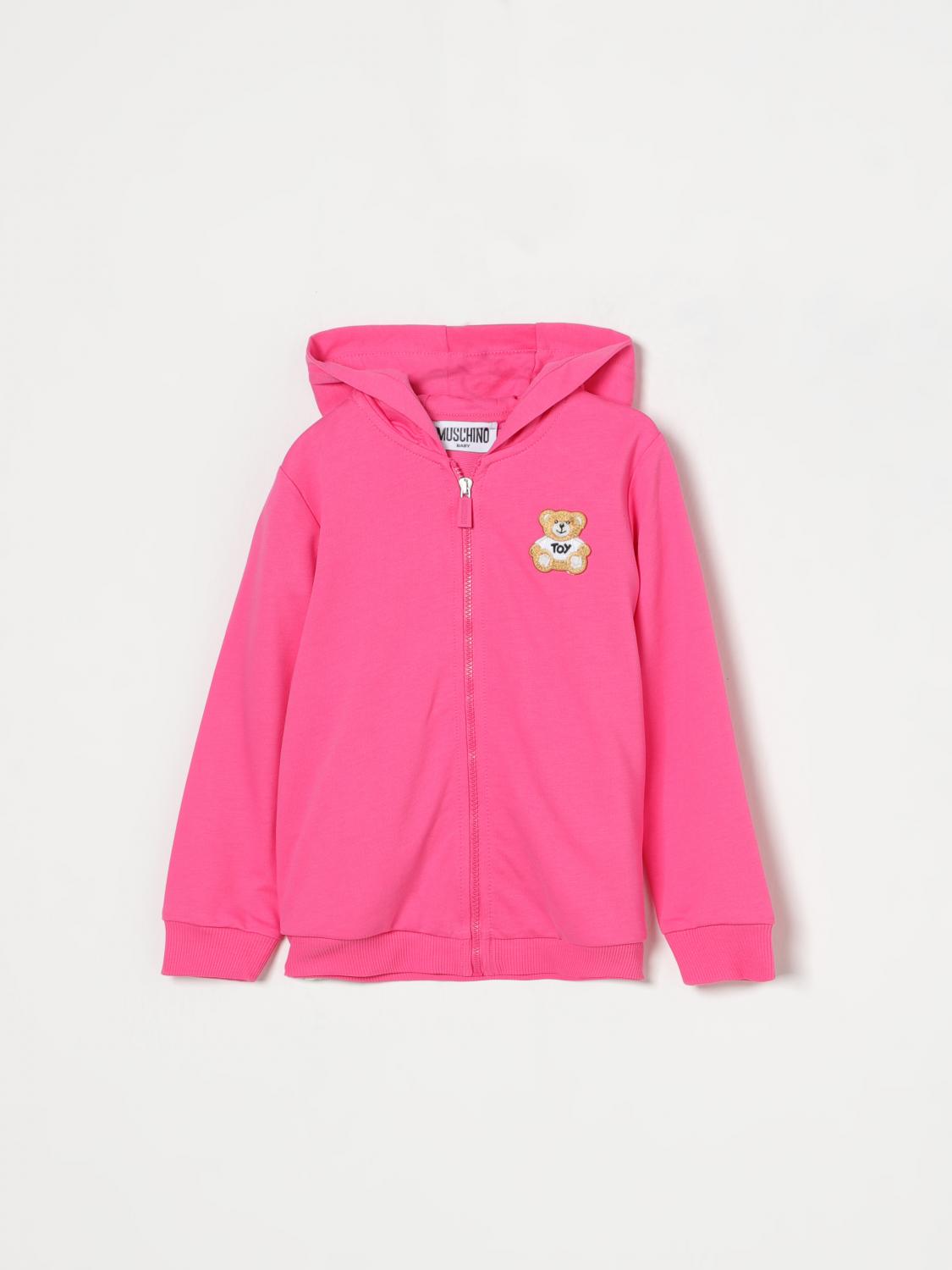 Moschino Sweater Kids Color Fuchsia In Fuchsia