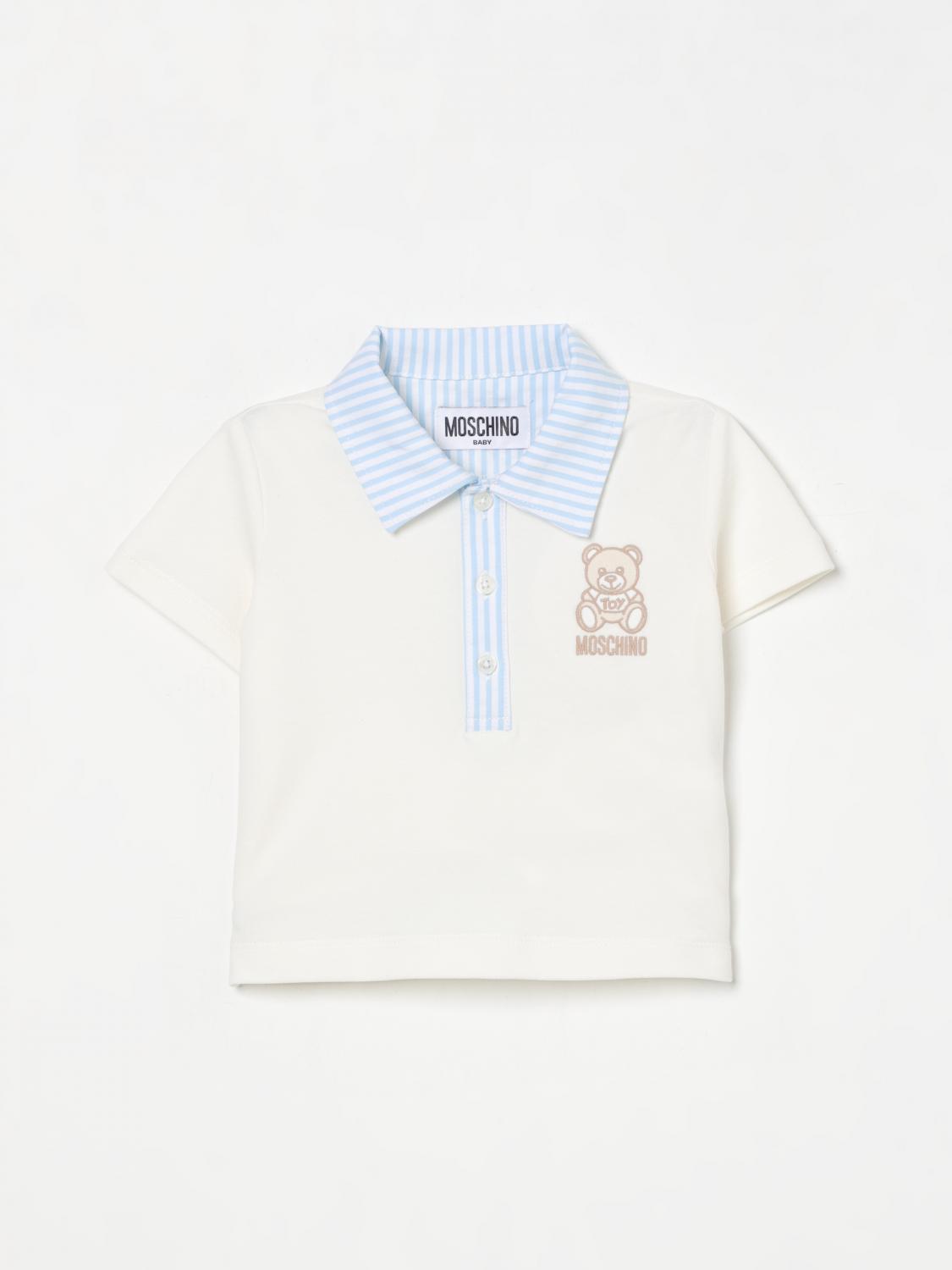 Moschino T-shirt Kids Color White In White
