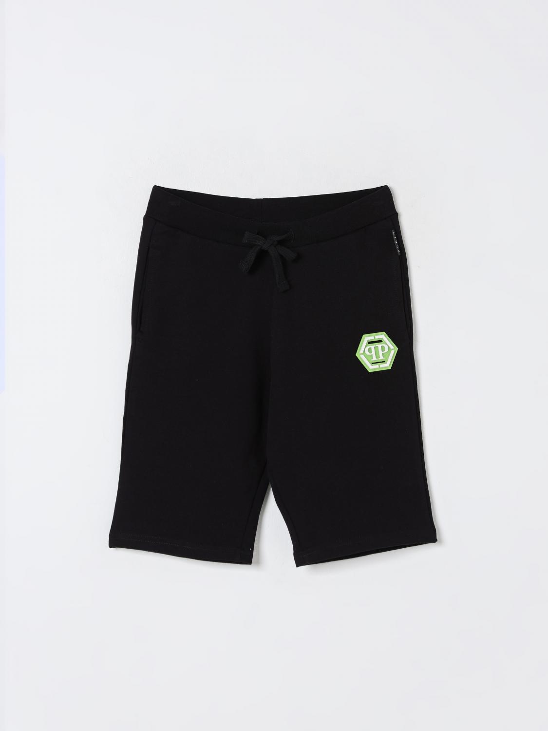 Philipp Plein Short Kids Color Black In Black