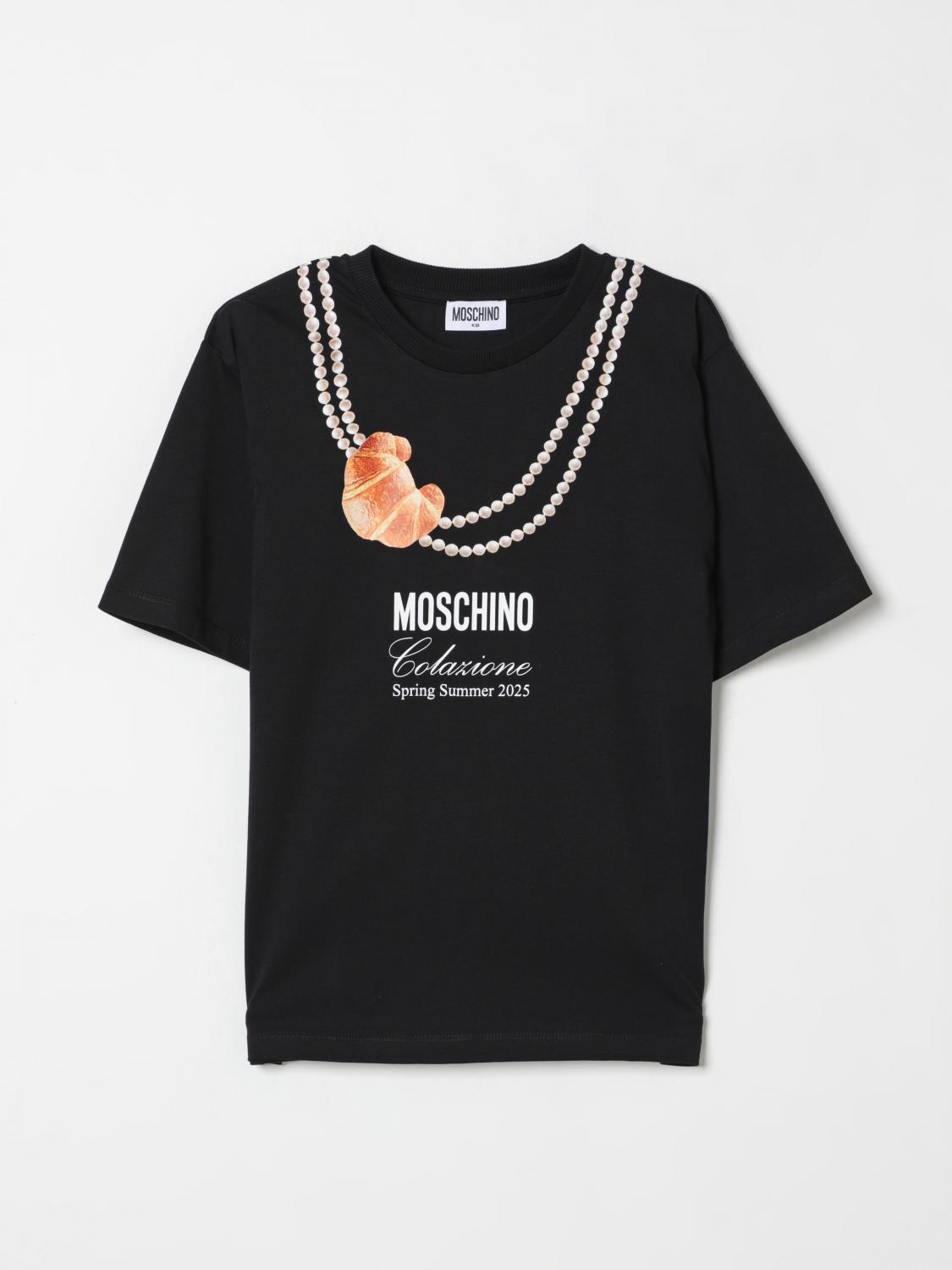 Moschino T-shirt Kinder Farbe Schwarz In Schwarz