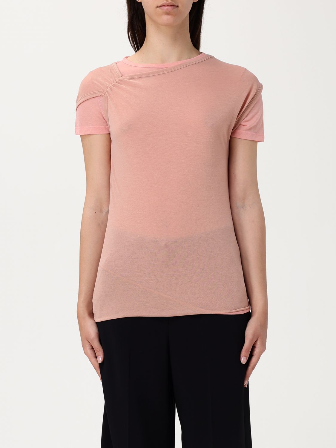Shop Pinko T-shirt Woman Color Pink