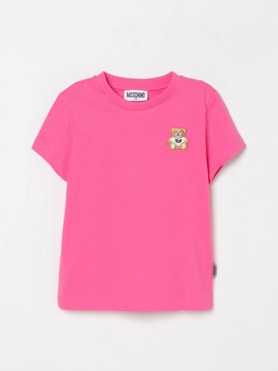 Moschino T-shirt Kids Color Azalea In Azalea