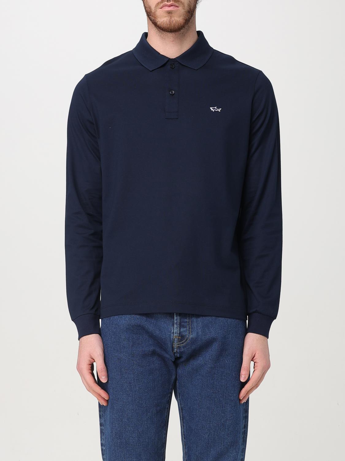 PAUL & SHARK POLO SHIRT PAUL & SHARK MEN COLOR BLUE G57220009