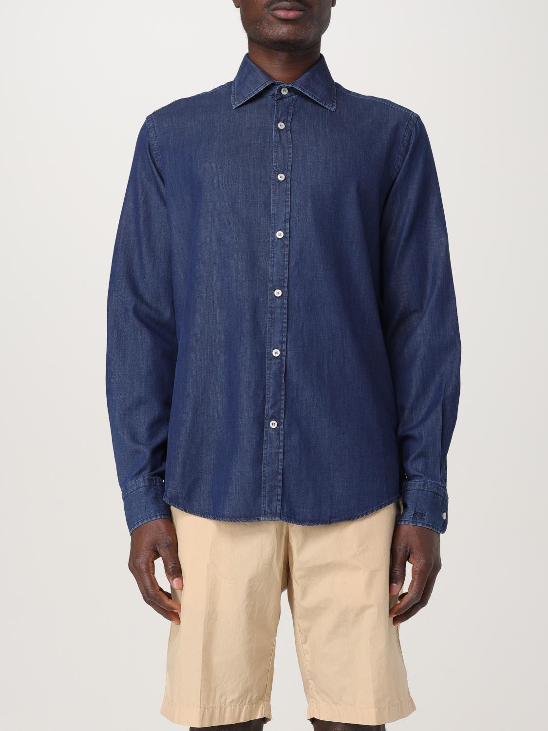 PAUL & SHARK SHIRT PAUL & SHARK MEN COLOR DENIM G57312028