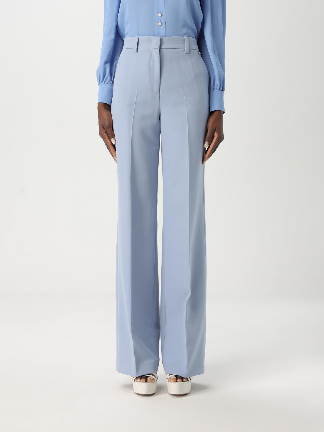 Liu •jo Pants Liu Jo Woman Color Blue In Blue