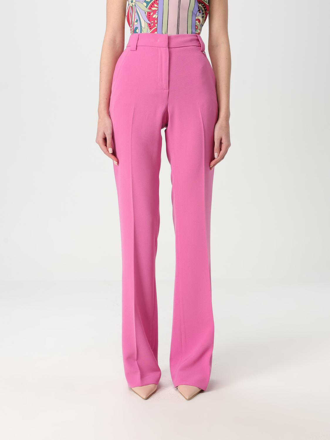 LIU •JO PANTS LIU JO WOMAN COLOR FUCHSIA G57329007