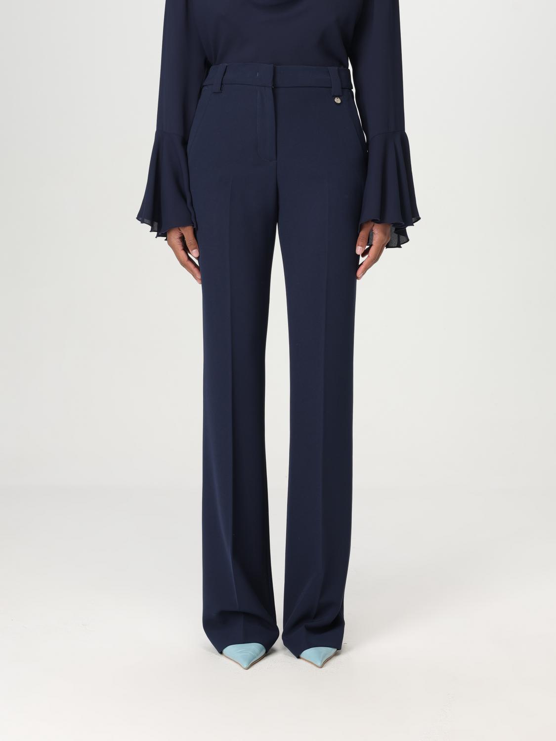 Liu •jo Pants Liu Jo Woman Color Blue In Blue