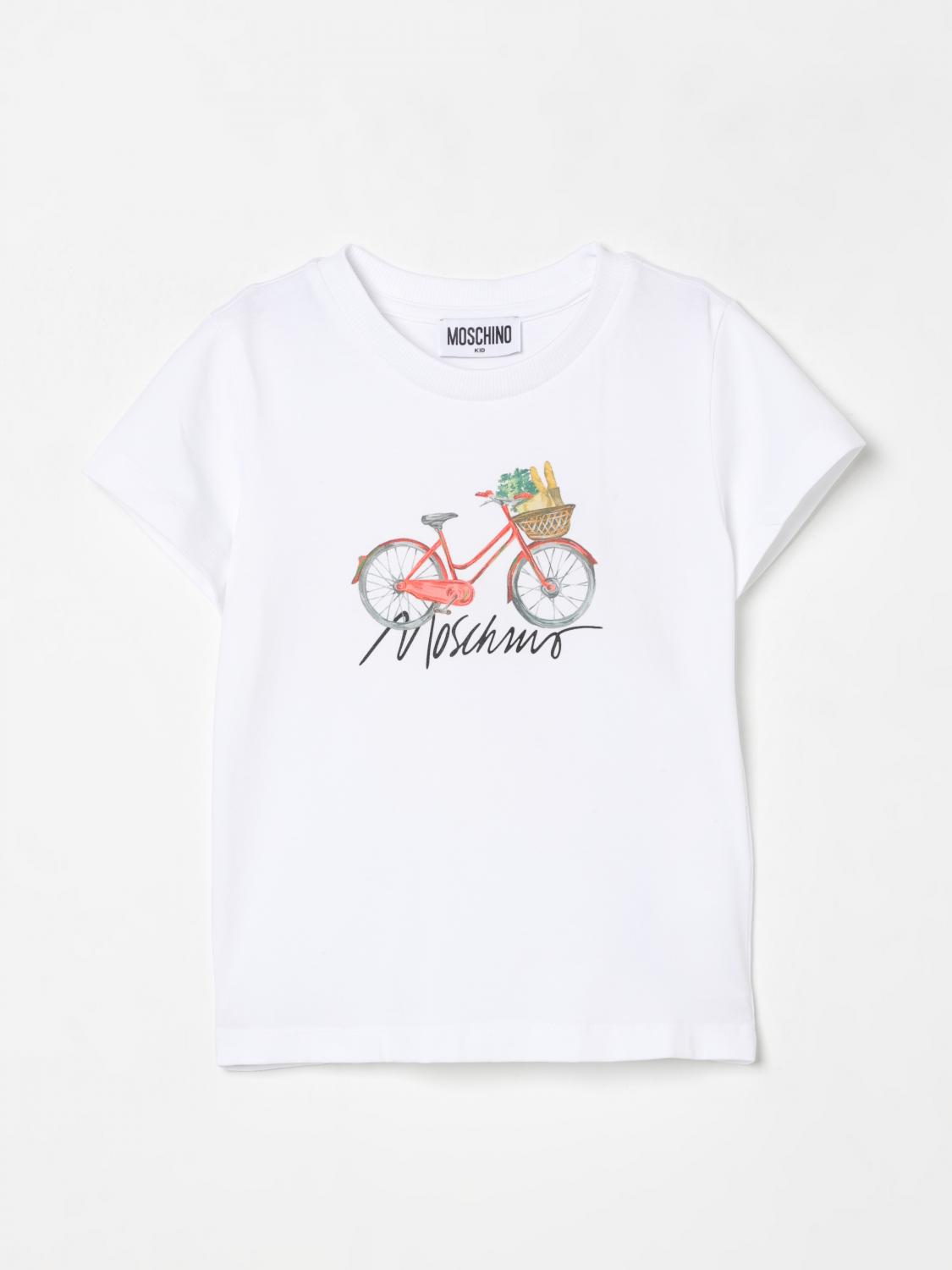 Moschino T-shirt Kids Color White In White