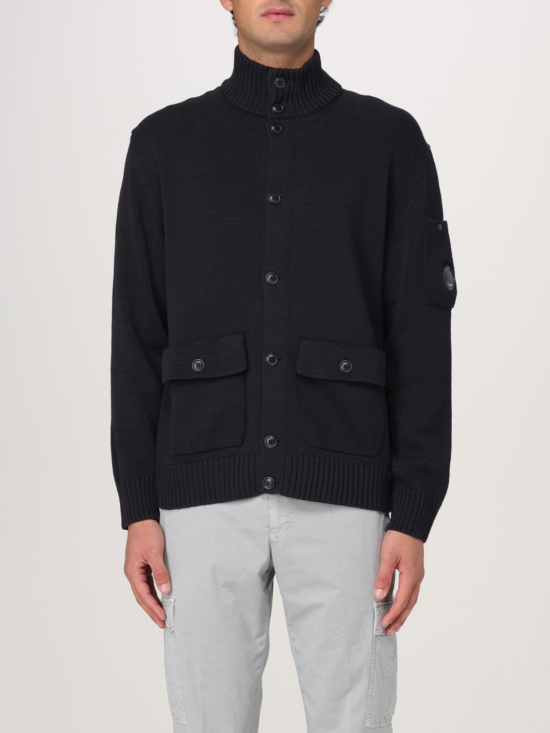 C.p. Company Cardigan Men Color Blue In Blue