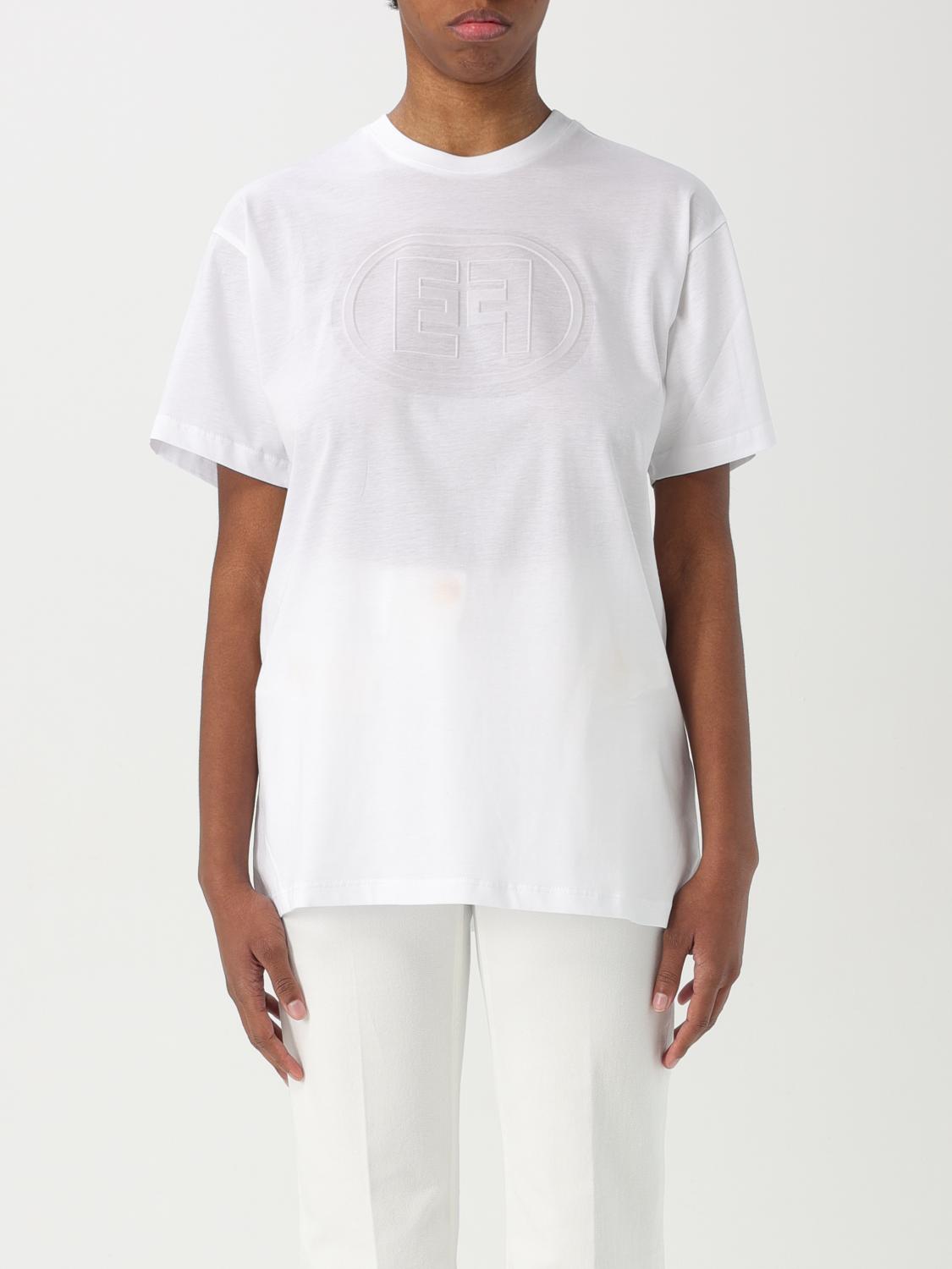 Elisabetta Franchi T-shirt Woman Color White In White