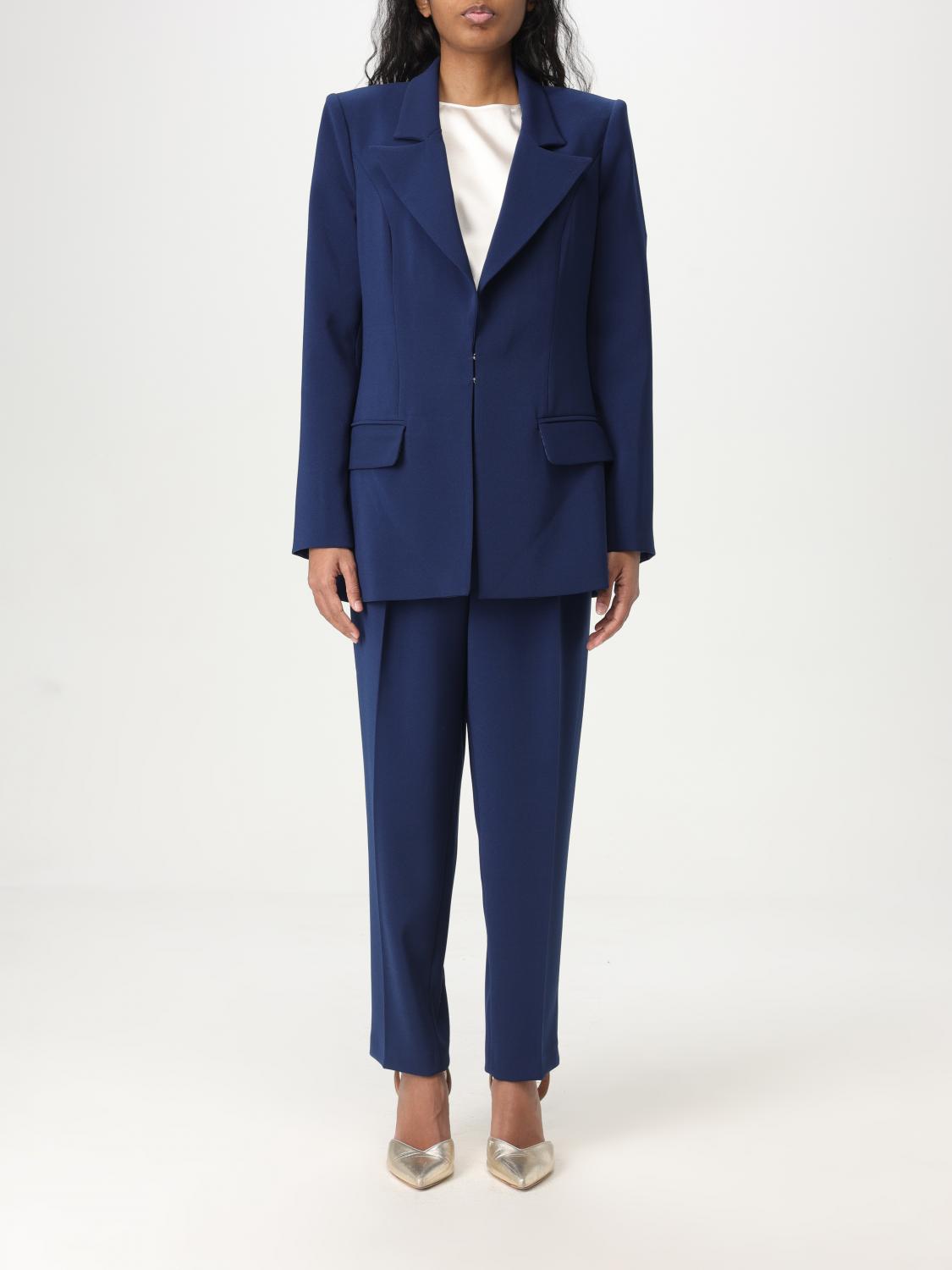 Elisabetta Franchi Single-breasted Jacket In Blau
