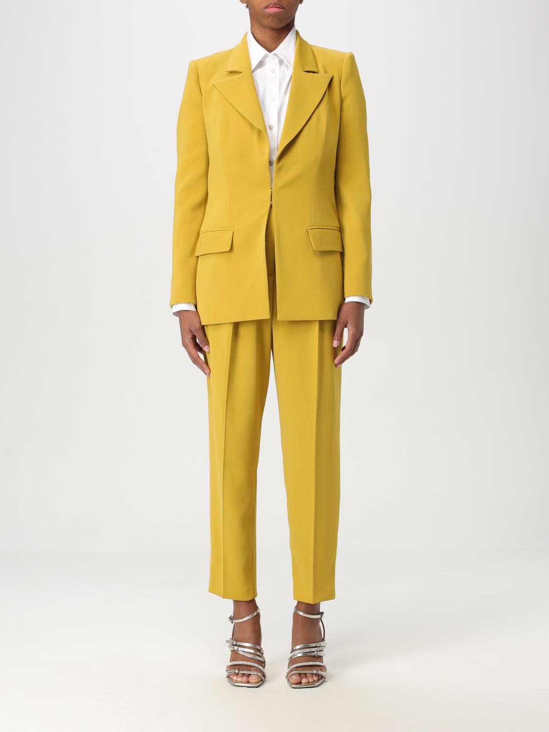 Elisabetta Franchi Dresses In Mustard
