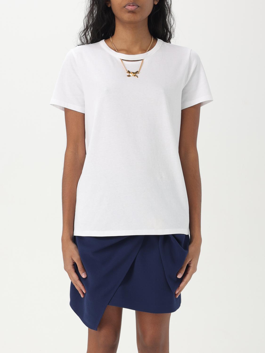Elisabetta Franchi T-shirt Damen Farbe Weiss In Weiss