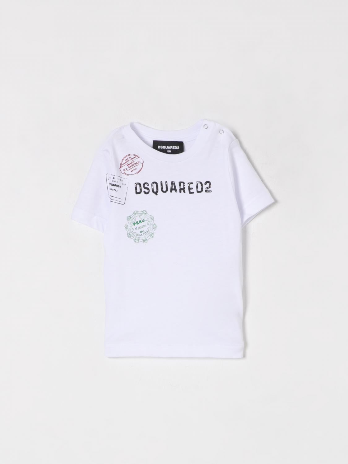 DSQUARED2 T-SHIRT DSQUARED2 KIDS COLOR WHITE G57414001
