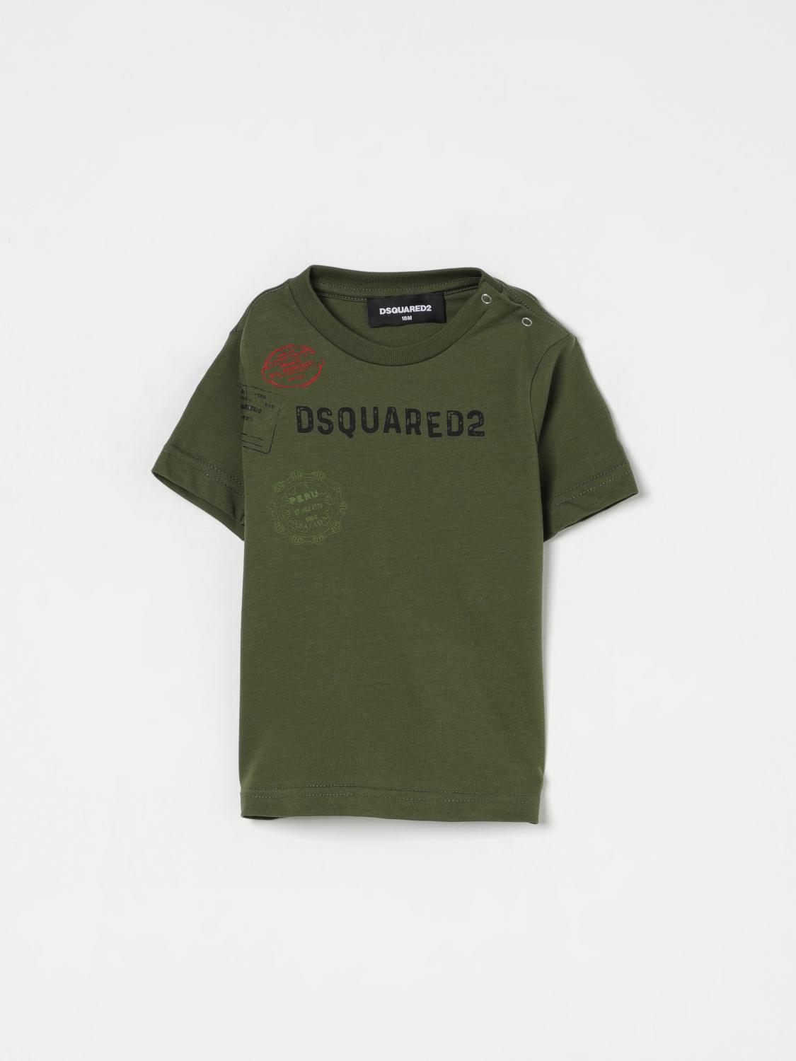 Dsquared2 T-shirt Kids Color Green In Green
