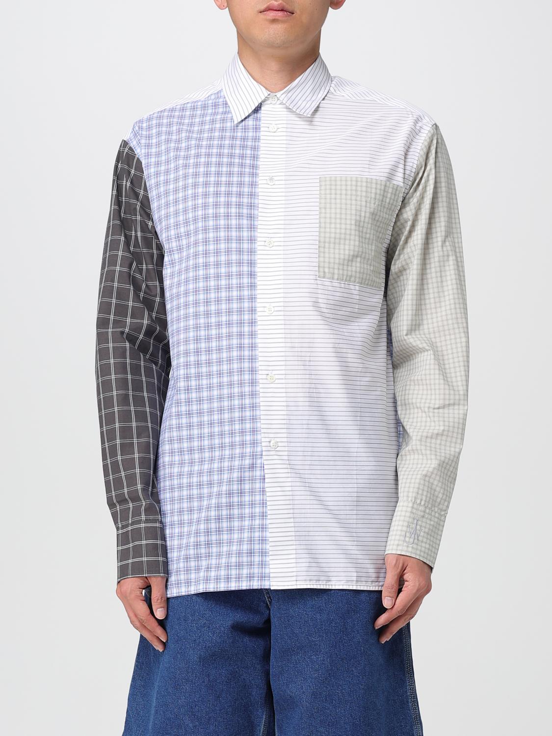 Jw Anderson Shirt Men Color Blue In Blue