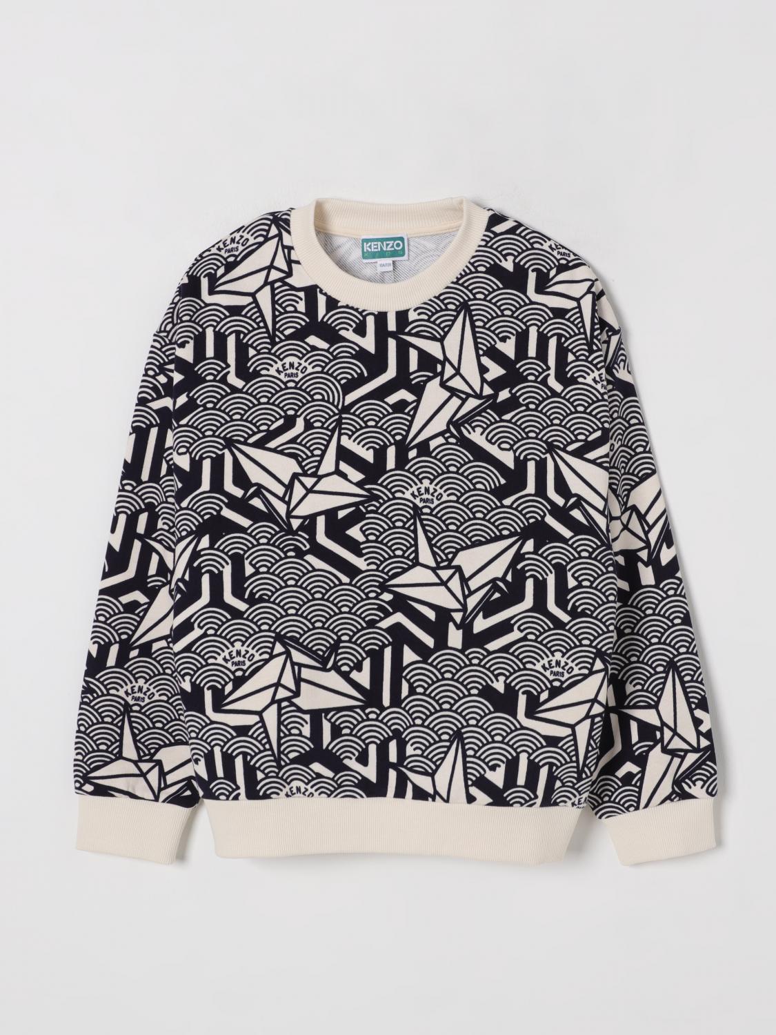Kenzo Graphic-print Sweatshirt In White