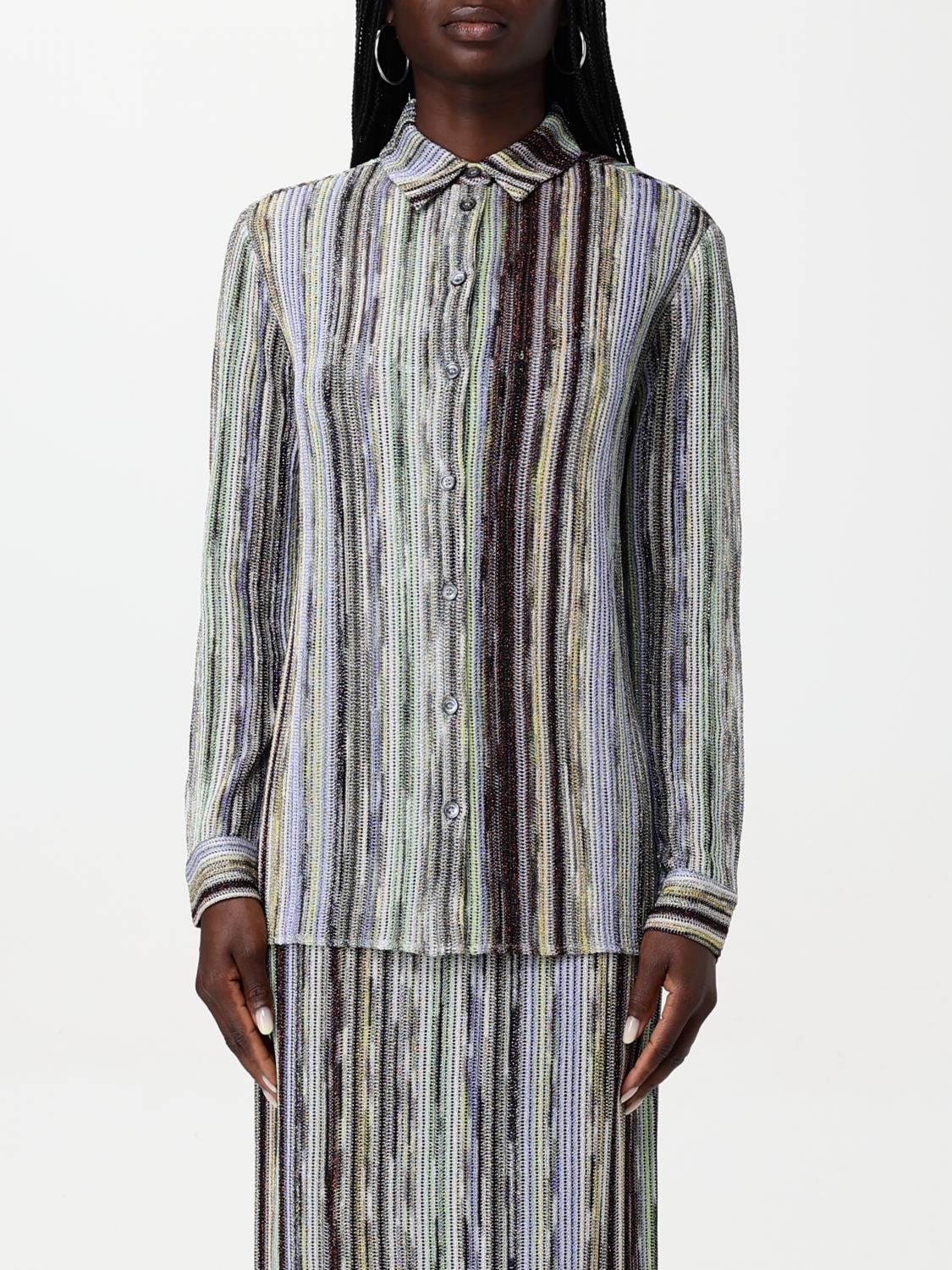 Shop Missoni Shirt Woman Color Multicolor