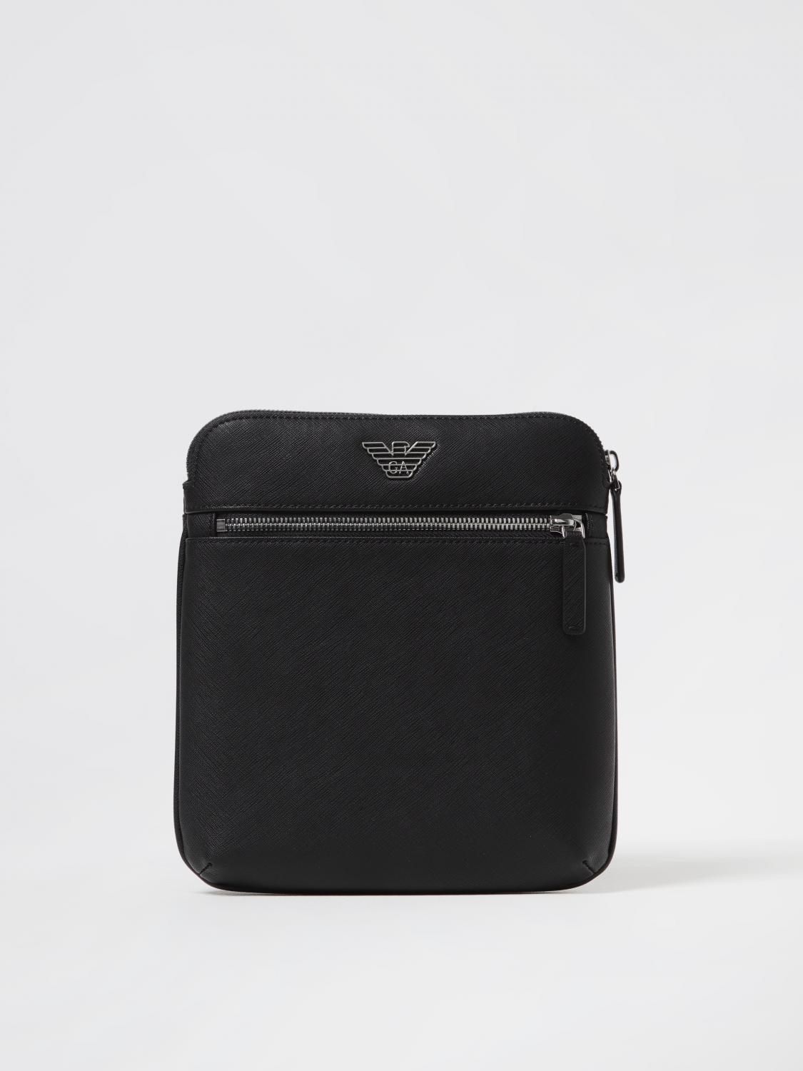 Emporio Armani Shoulder Bag Men Color Black In Black