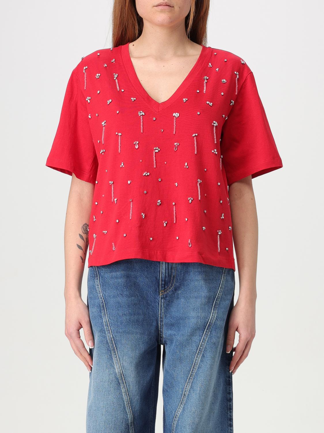 TWINSET T-SHIRT TWINSET WOMAN COLOR RED G57565014
