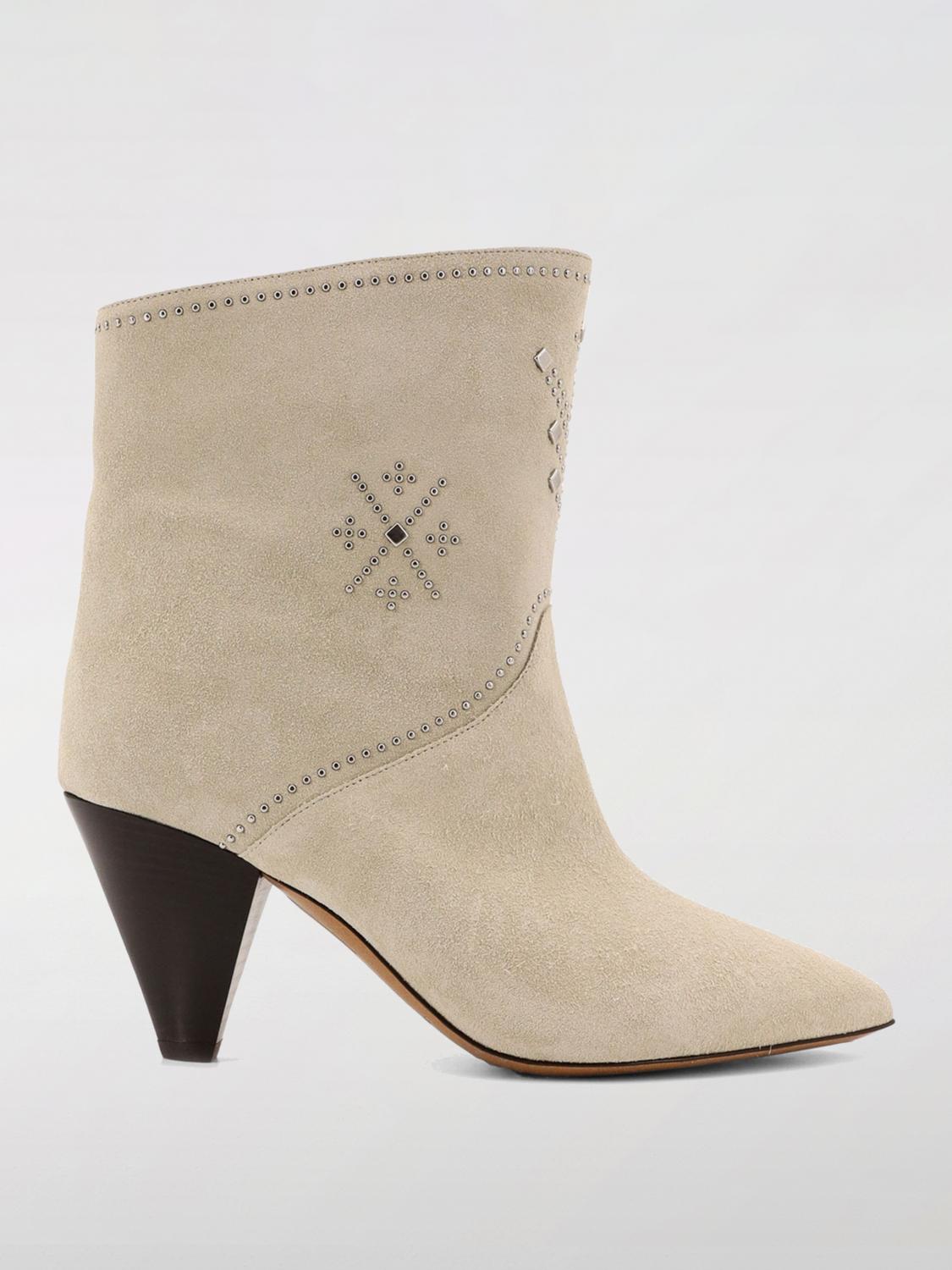Shop Isabel Marant Boots Woman Color White