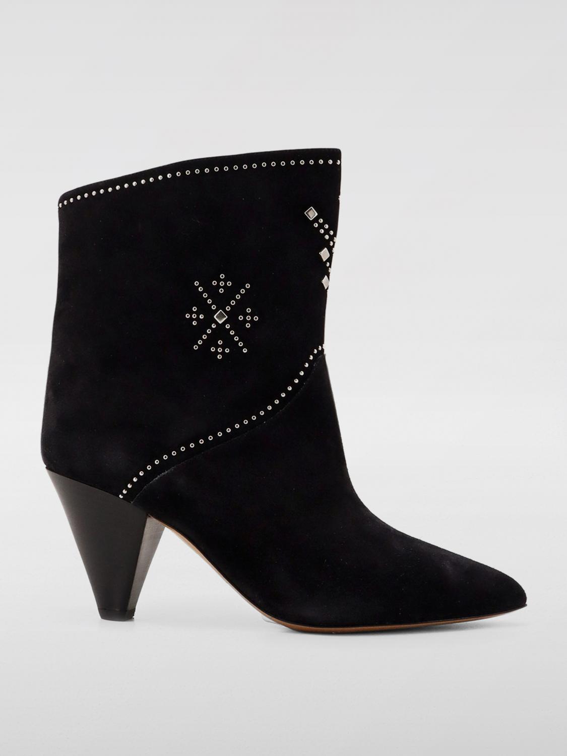 Shop Isabel Marant Boots Woman Color Black In Schwarz