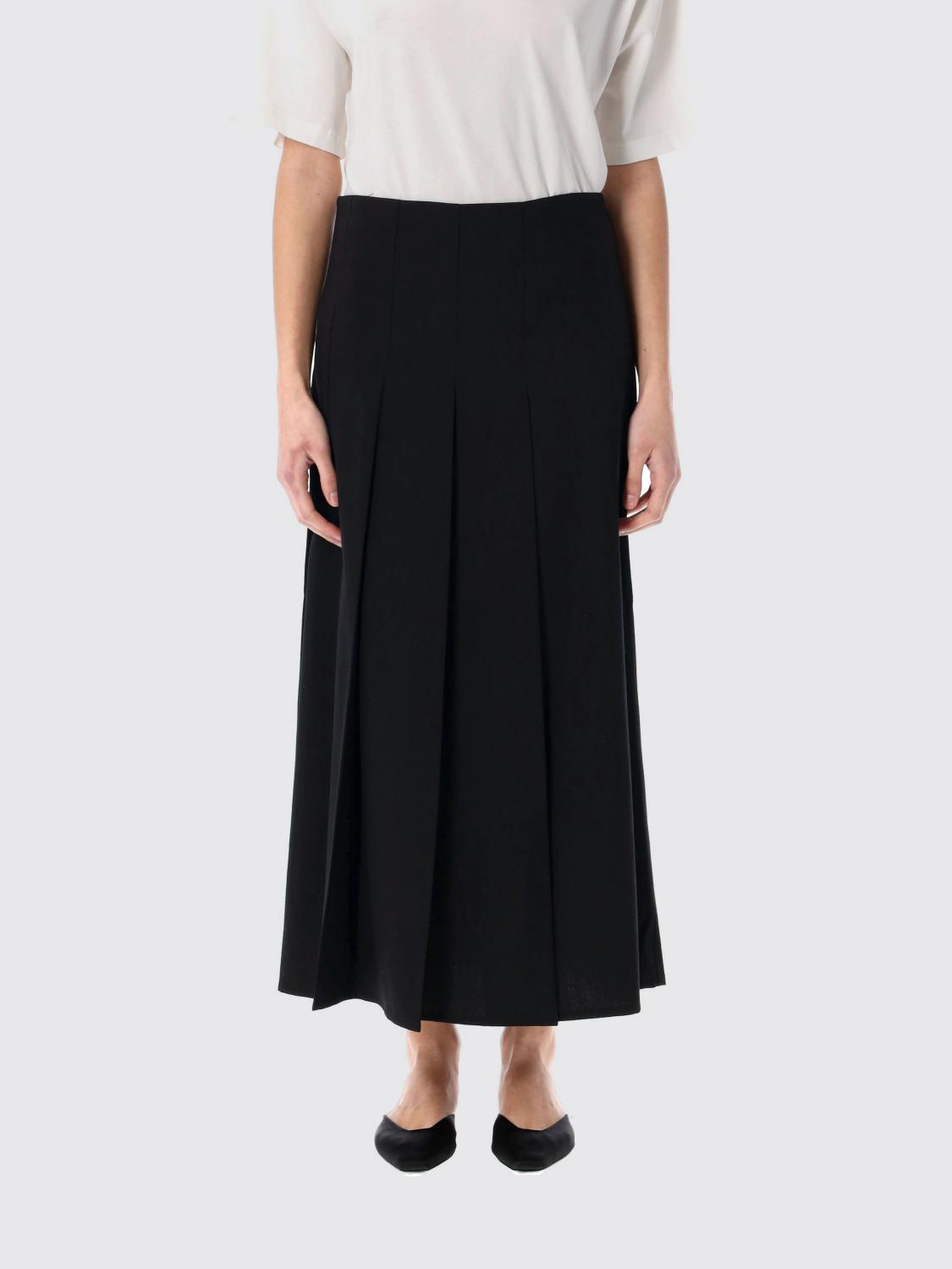 STUDIO NICHOLSON SKIRT STUDIO NICHOLSON WOMAN COLOR BLACK G57647002