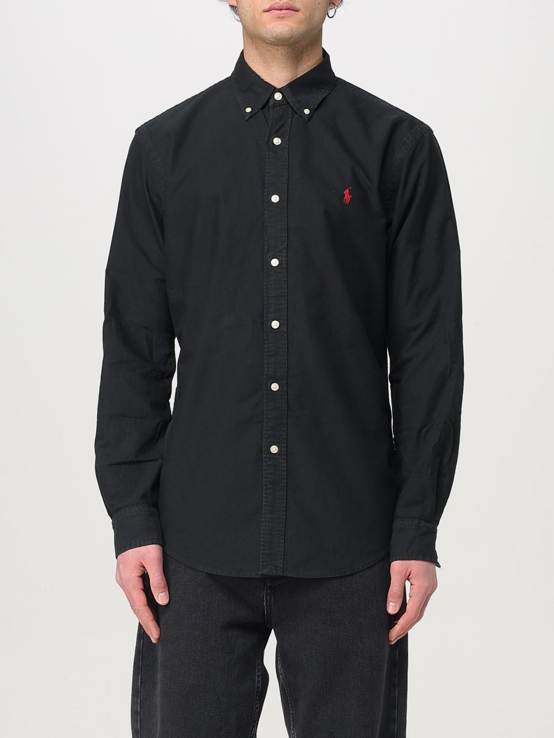 Polo Ralph Lauren Shirt Men Color Black In Black