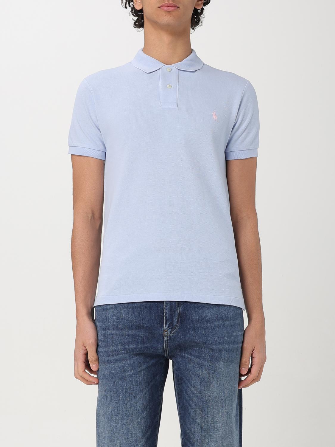 Polo Ralph Lauren Polo Shirt Men Color Blue In Blue