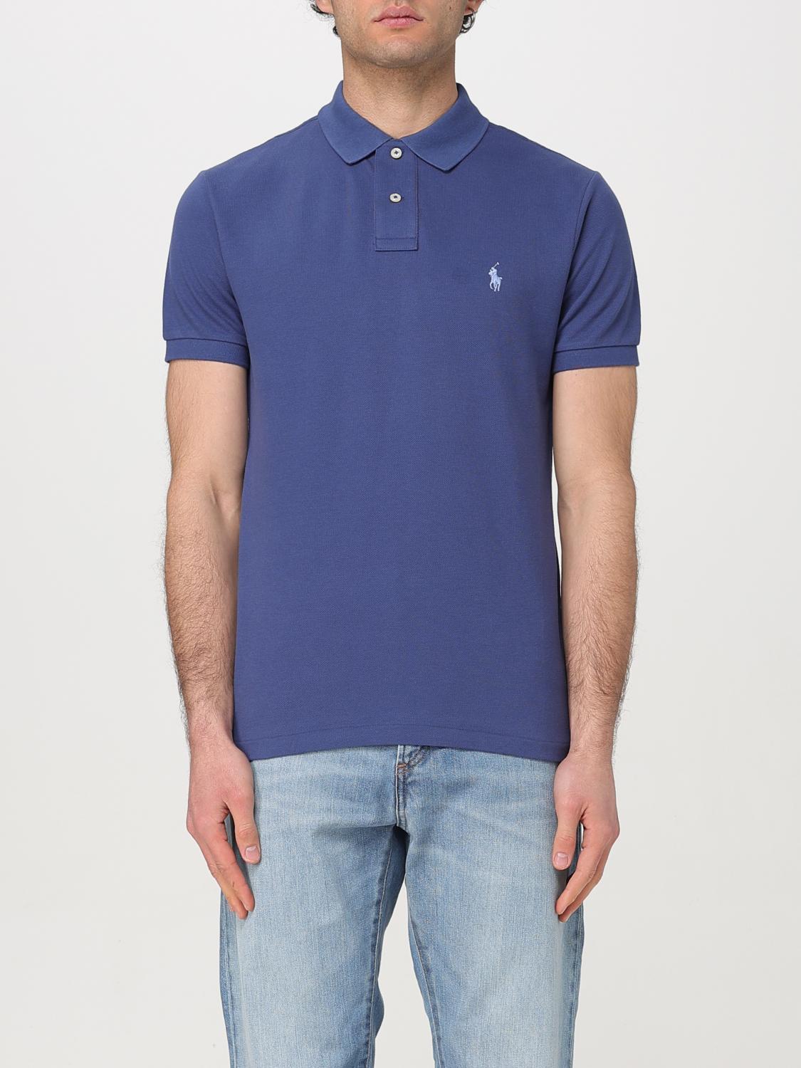 Polo Ralph Lauren Polo Shirt  Men Color Navy In Navy