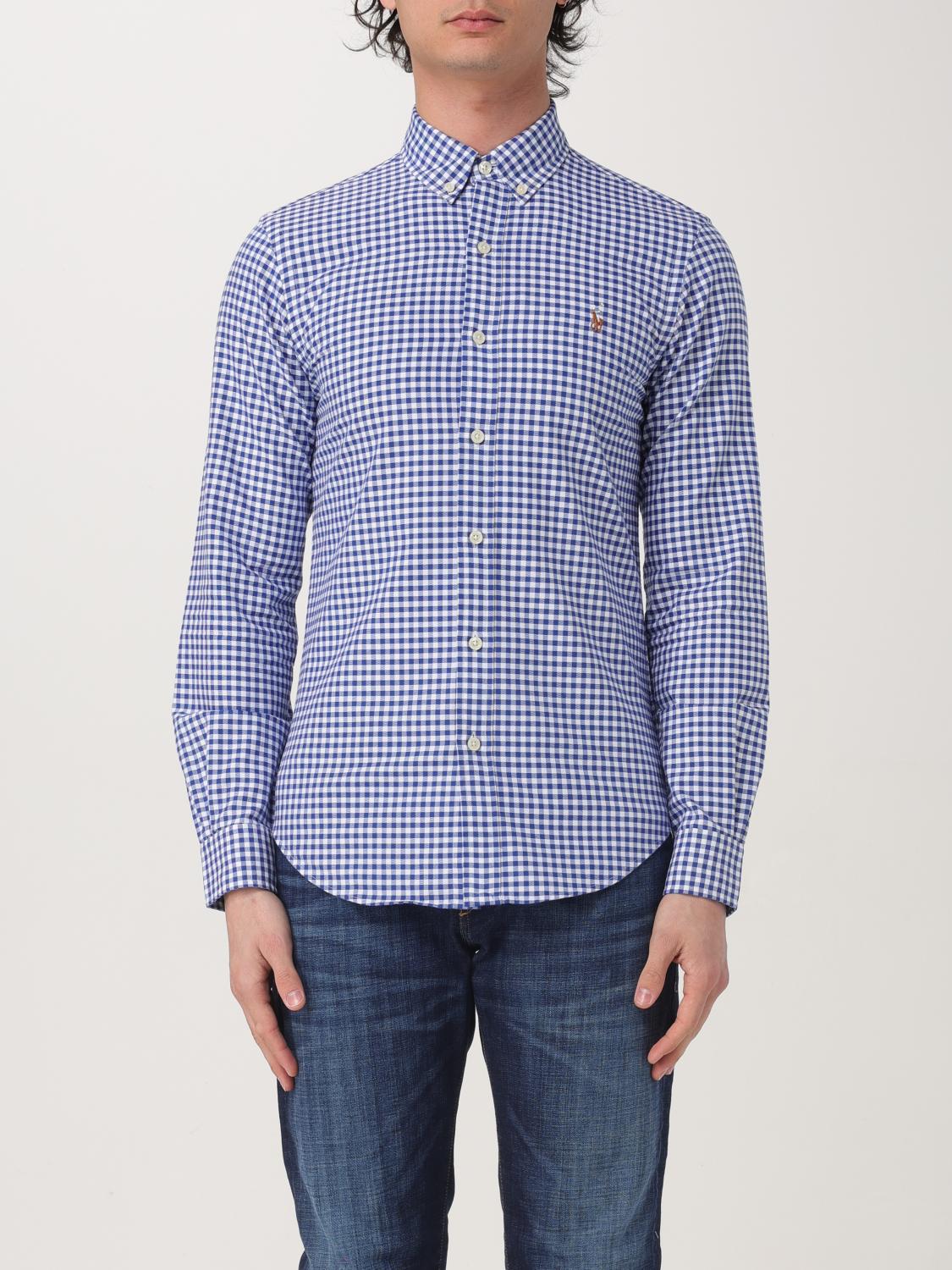 Polo Ralph Lauren Shirt Men Color Blue 1 In Blue 1