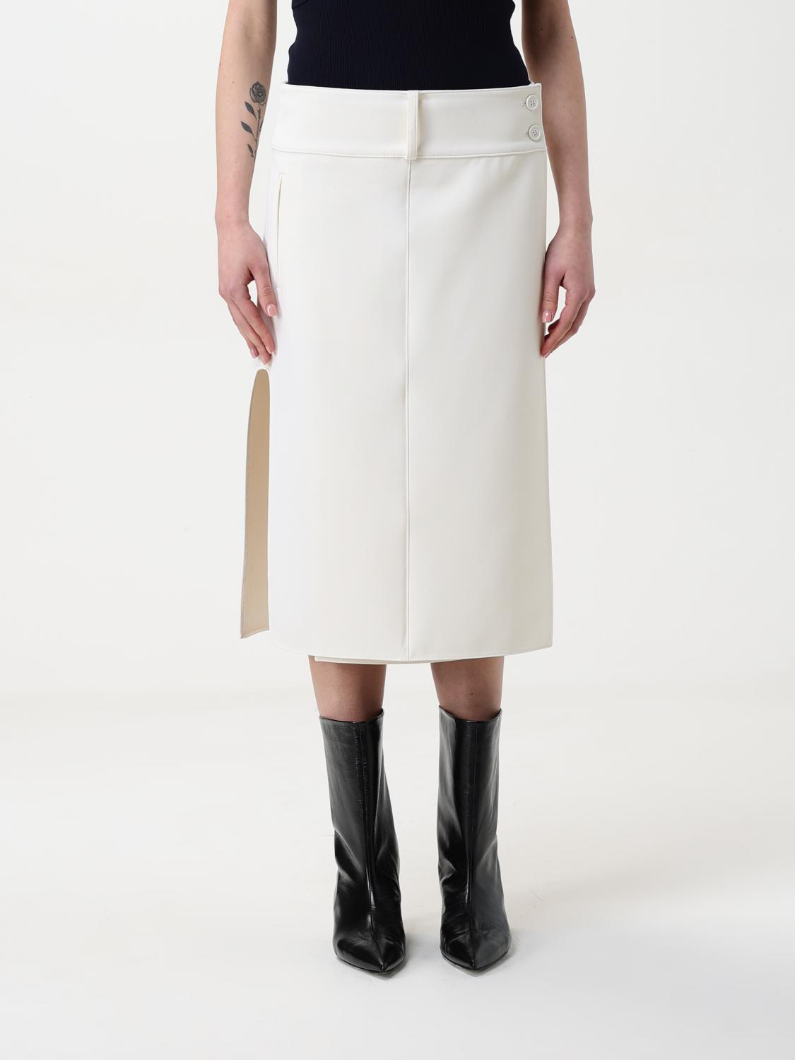 Courrèges Skirt  Woman Color White In White