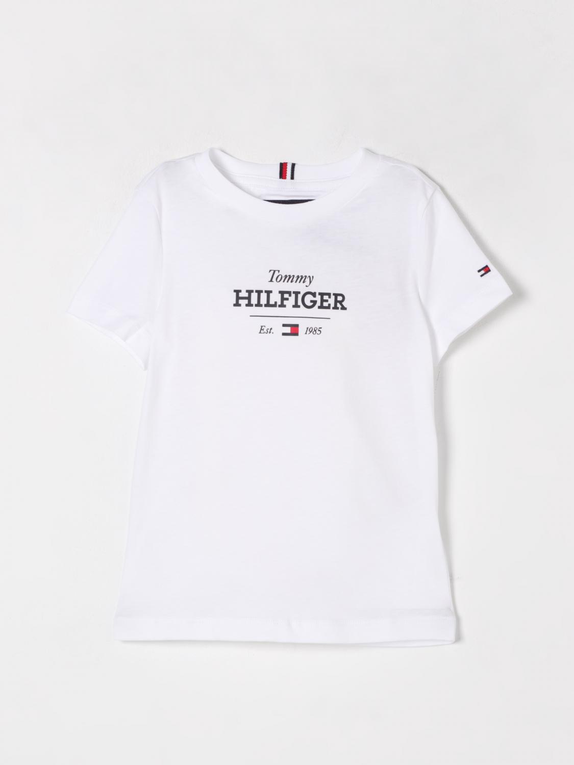 Tommy Hilfiger T-shirt Kids Color White In White