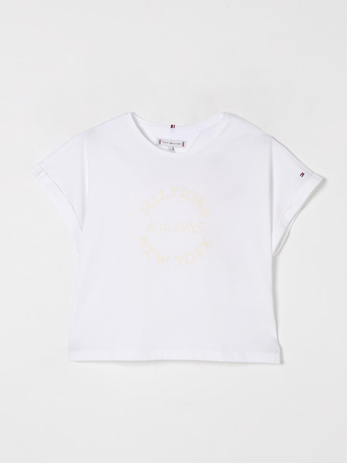 Tommy Hilfiger T-shirt Kids Color White In White