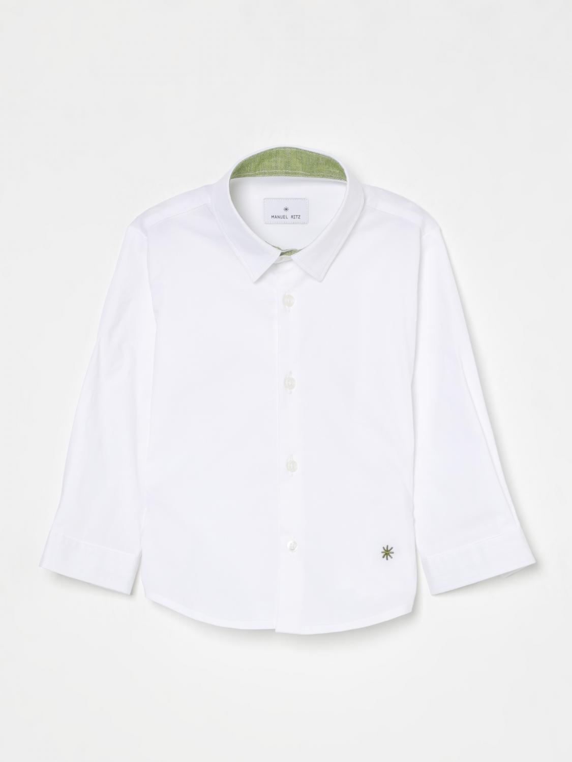 Manuel Ritz Shirt Kids Color White In White