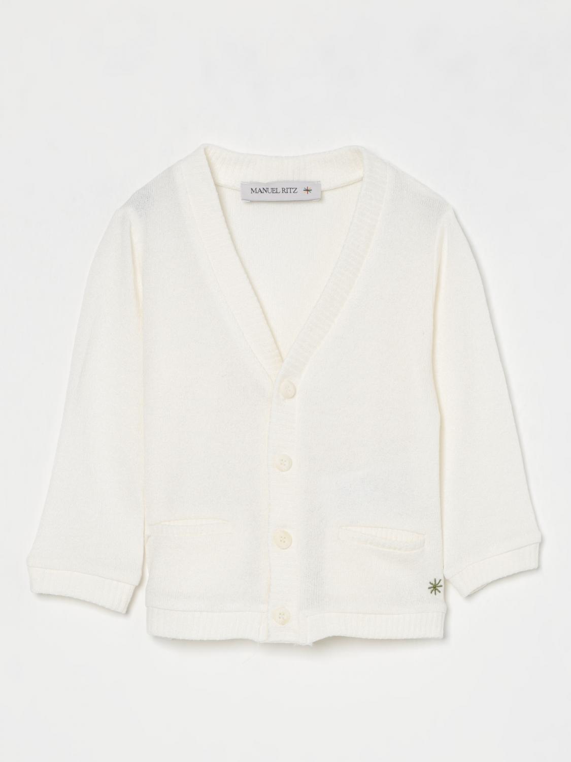 Manuel Ritz Sweater Kids Color White In White